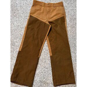 Vintage Duxbak Heavy Canvas Hunting Pants Outdoor Bird Brush Field 34 Brown
